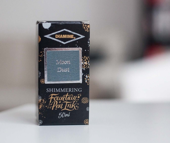 Diamine Moon Dust (Shimmering Ink) Review